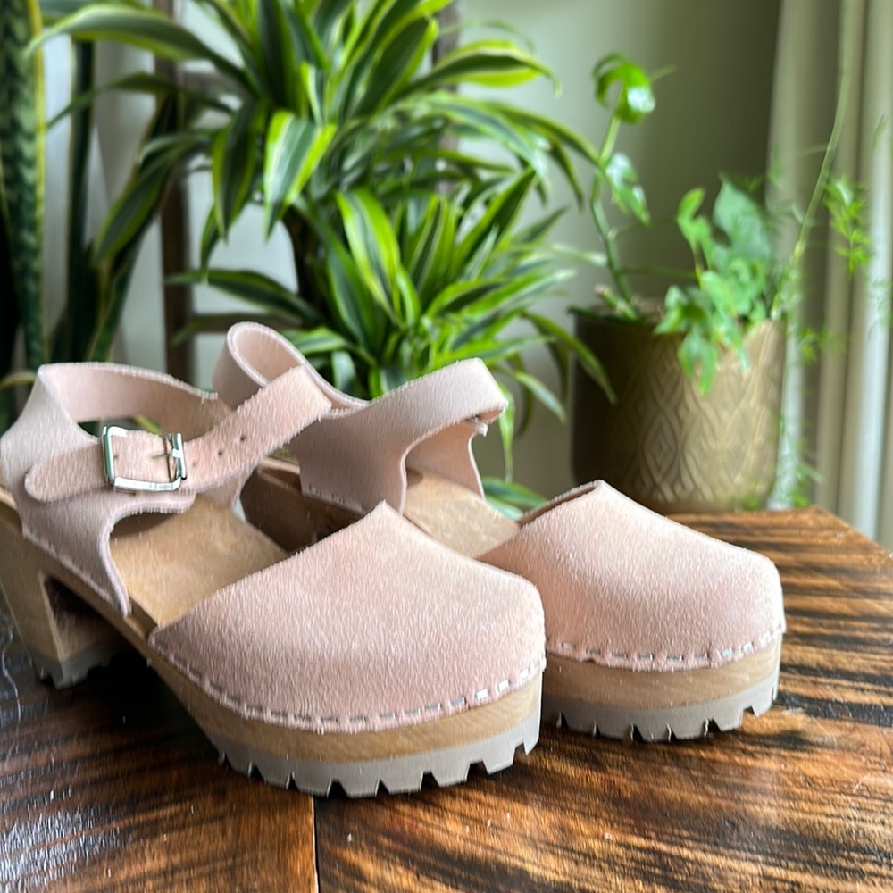 MIA Abba Clog Light Pink Suede